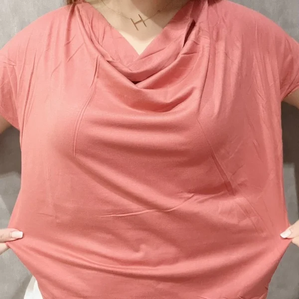 Ruched Short Sleeve Blouse