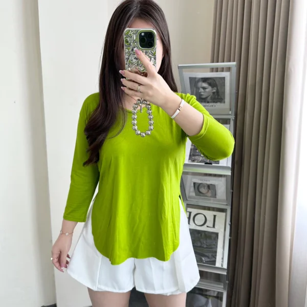 id-11134207-7r98r-lliy2x9eqidg73 Kaos Polos Wanita Lengan 7/8