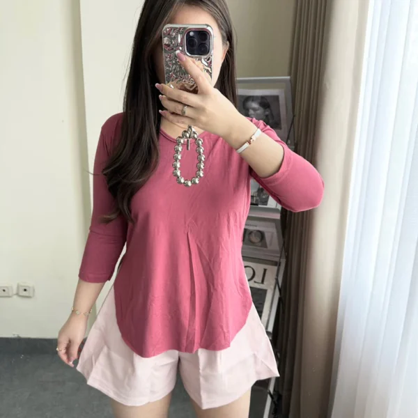 id-11134207-7r98v-lliy2x9ep3t0d4 Kaos Polos Wanita Lengan 7/8