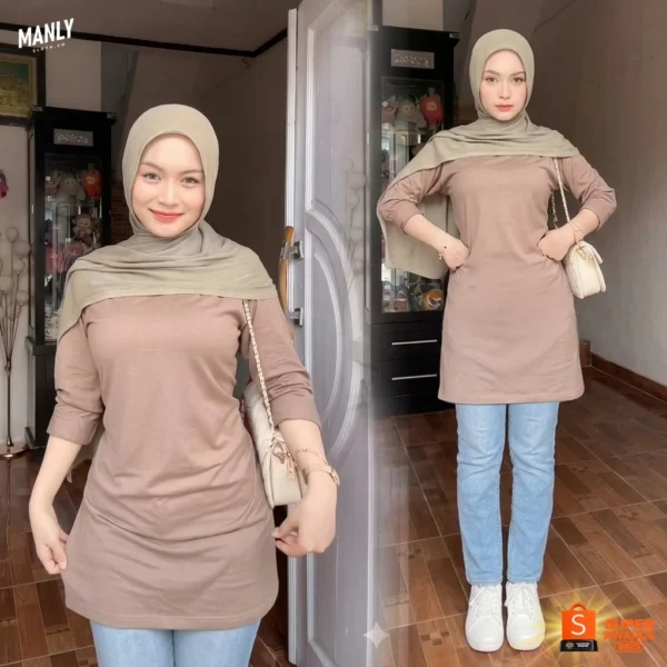 Kaos Tunik Asli Cotton
