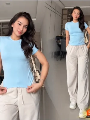 Perfect Fit Women's Basic Top Fitted