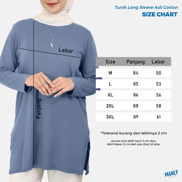 Kaos Tunik Asli Cotton