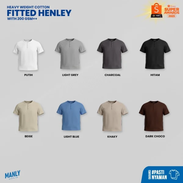 id-11134207-822wo-mnnxw0p44veu01 Classic Henley Fitted T-Shirt