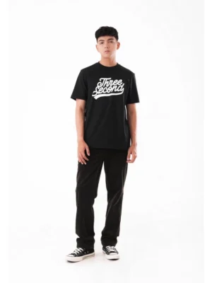 3Second Kaos Pria Katun Typography