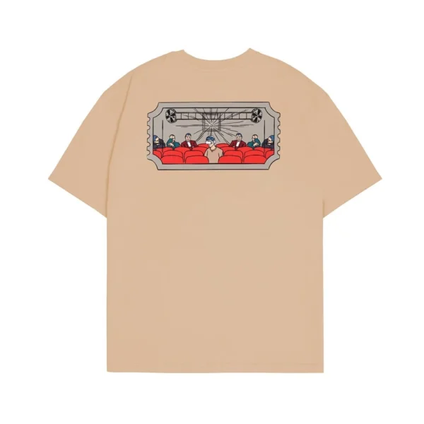 Capmart Kaos Pria Lengan Pendek Back Design Cinema