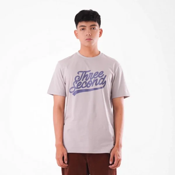 3Second Kaos Pria Katun Typography
