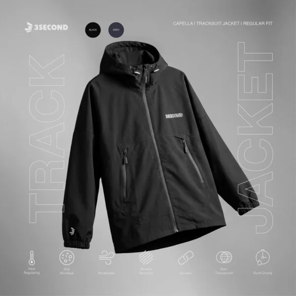 id-11134207-822wn-mp3eebsw11xdd7 3Second Jaket Pria Tracksuit Jacket Regular Fit
